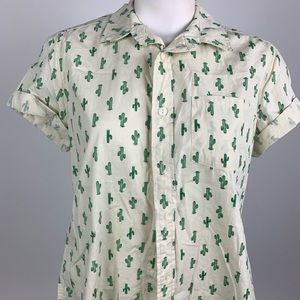 Cactus Beige Button Down Shirt